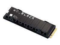 SSD NVMe M.2 - WD_BLACK SN850X 1 TB med køleplade (PCIe 4.0 x4) billede