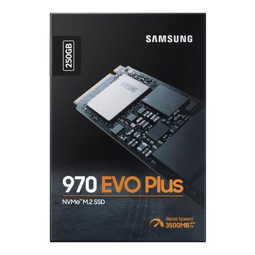 SSD NVMe M.2 – Samsung 970 EVO Plus 250 GB (PCIe 3.0 x4)