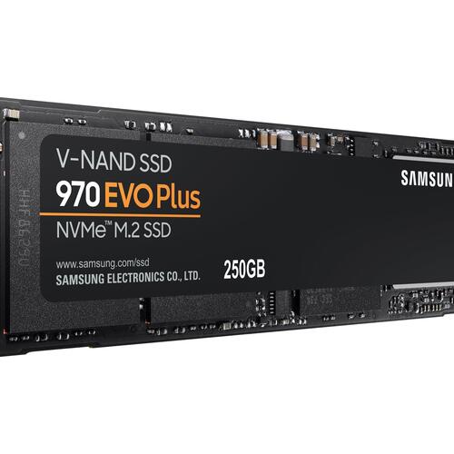 SSD NVMe M.2 – Samsung 970 EVO Plus 250 GB (PCIe 3.0 x4)