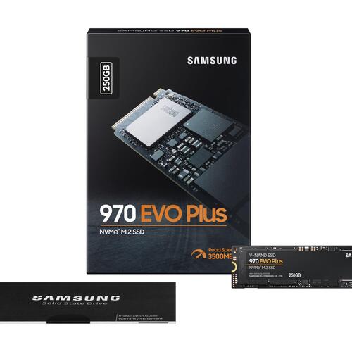 SSD NVMe M.2 – Samsung 970 EVO Plus 250 GB (PCIe 3.0 x4)