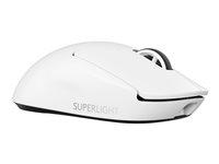 Gaming Mus Logitech G Pro X Superlight 2 Optisk Trådløs Hvid