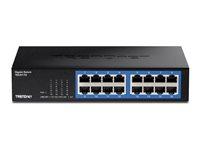 Gigabit switch 16 porte - Trendnet TEG-S17D billede