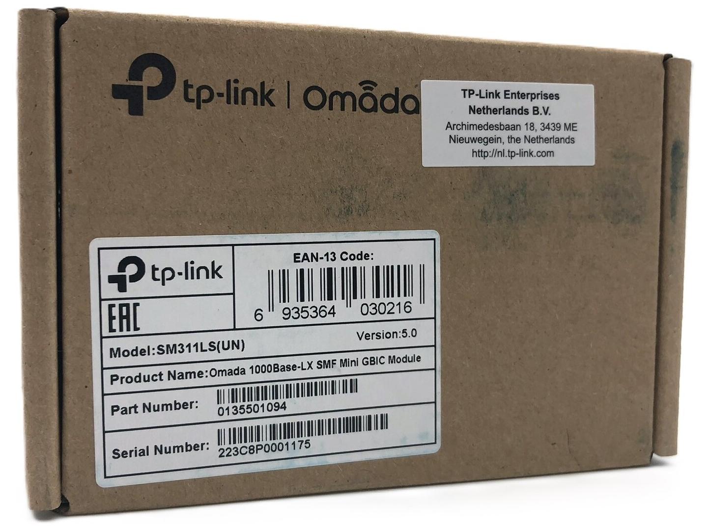 SFP fibertransceiver TP-Link TL-SM311LS, LC singlemode, 10 km billede