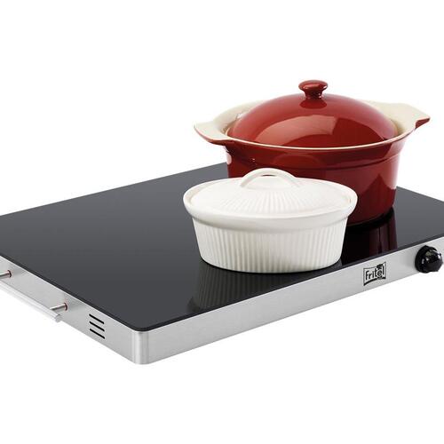Tallerkenvarmer 400 W – FRITEL Family WT 2478, sort/inox