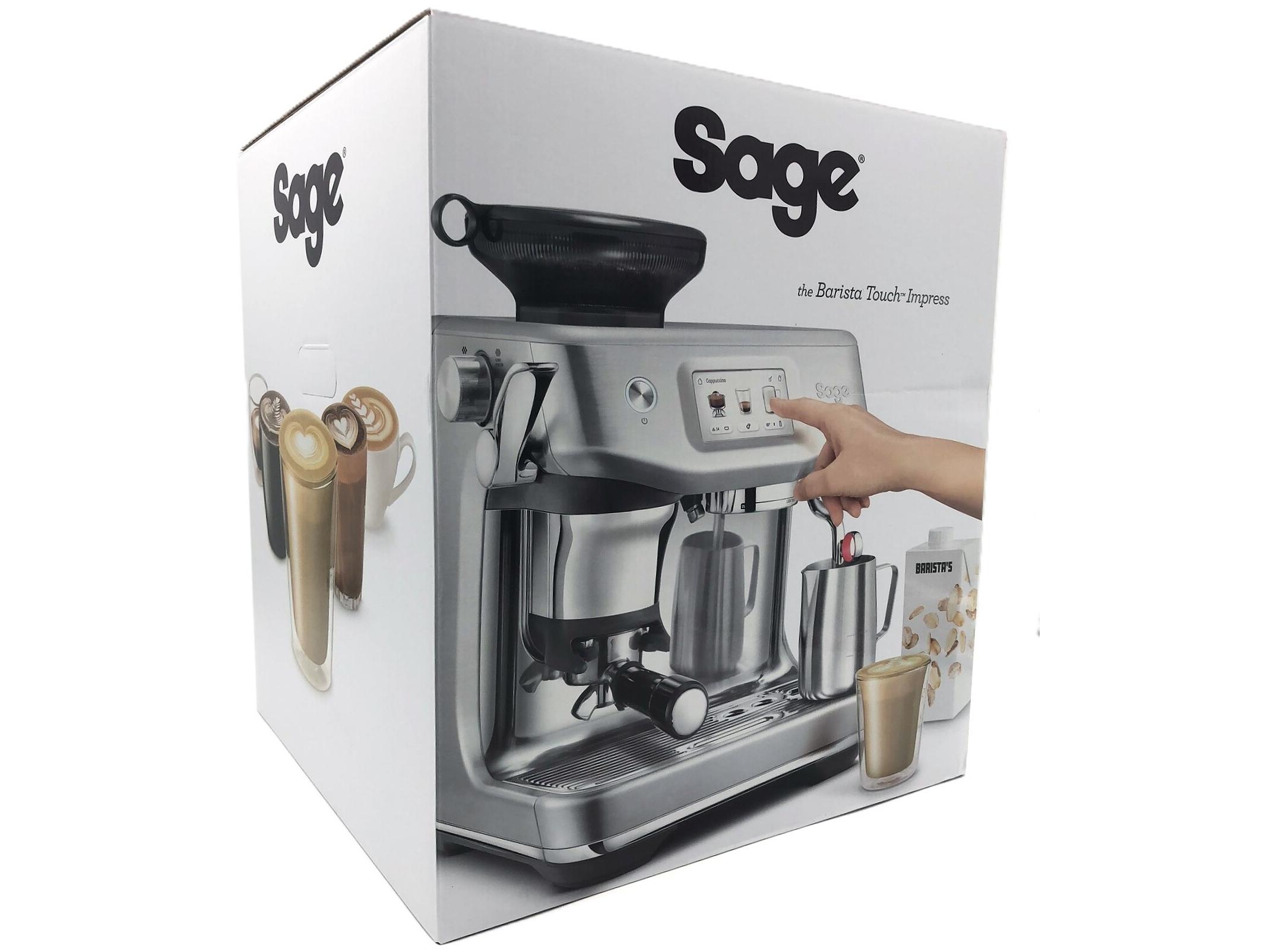 Espressomaskine Sage Barista Touch Impress – automatisk, børstet stålgrå