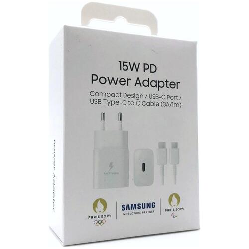 USB-C oplader 15 W – Samsung EP-T1510 (hvid)