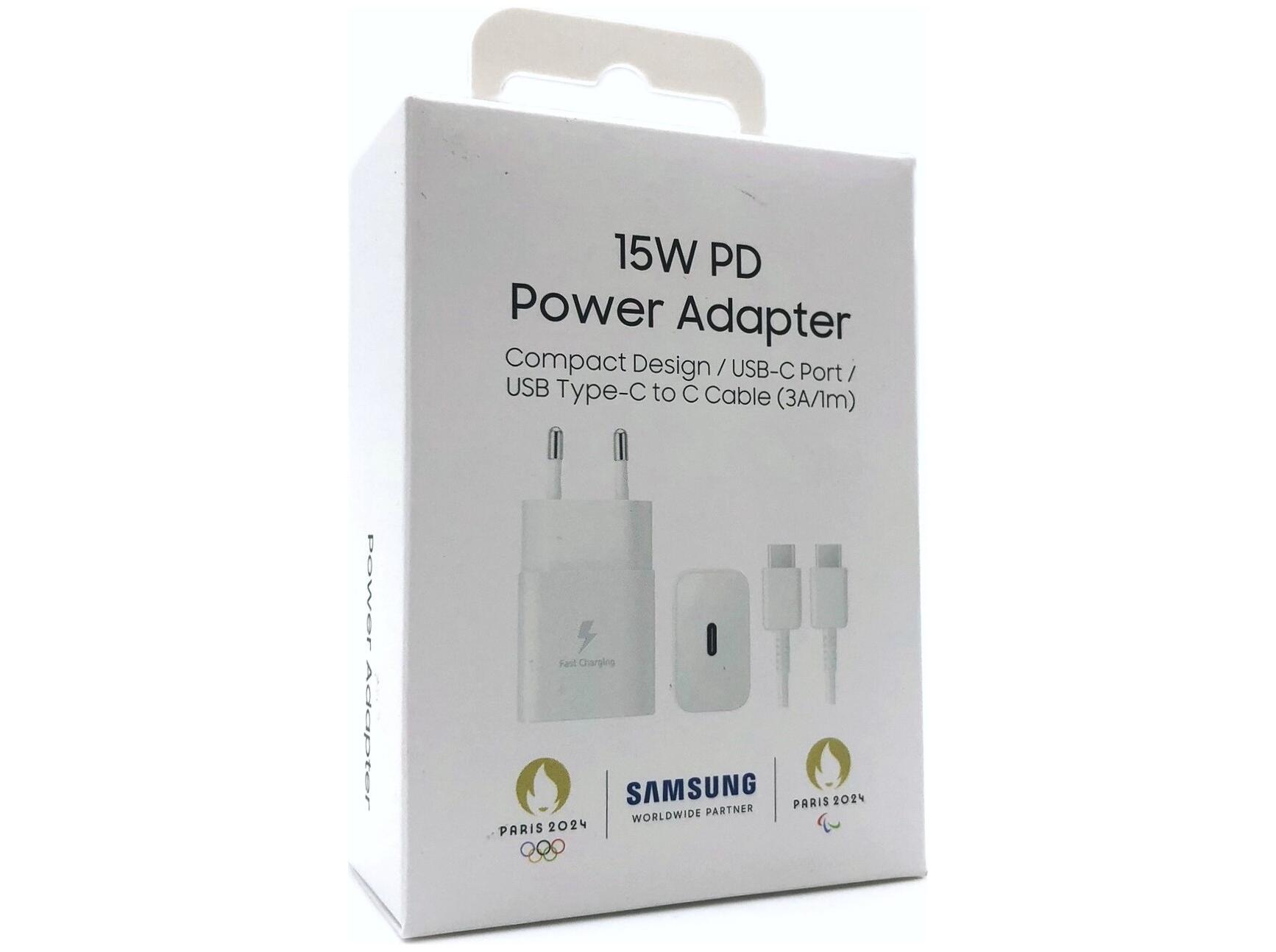 USB-C oplader 15 W – Samsung EP-T1510 (hvid)