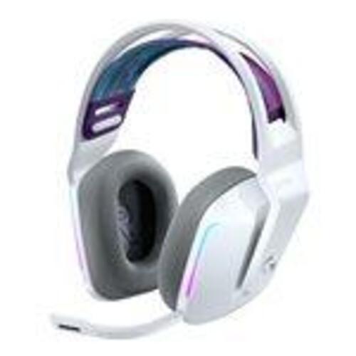 Gaming headset trådløst – Logitech G733 Lightspeed RGB (hvid)