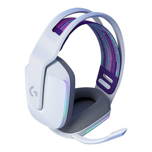 Gaming headset trådløst – Logitech G733 Lightspeed RGB (hvid)