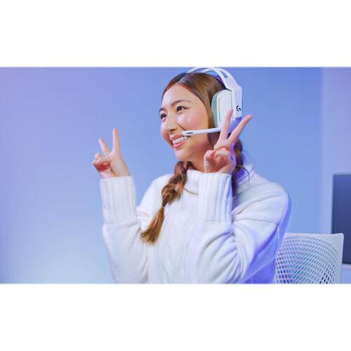 Gaming headset trådløst – Logitech G733 Lightspeed RGB (hvid)