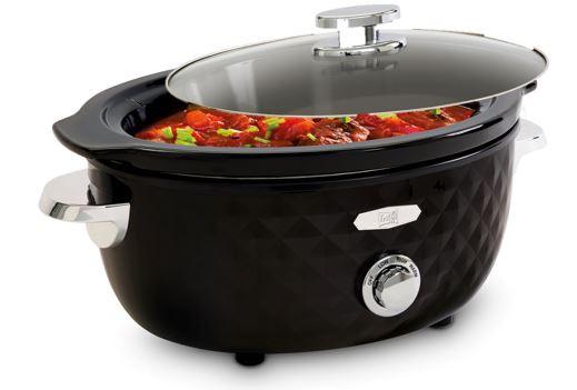 Slow cooker FRITEL Family 5,5 liter – sort/krom