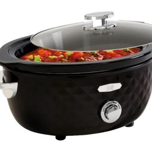 Slow cooker FRITEL Family 5,5 liter – sort/krom