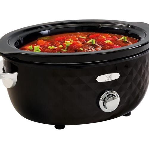 Slow cooker FRITEL Family 5,5 liter – sort/krom
