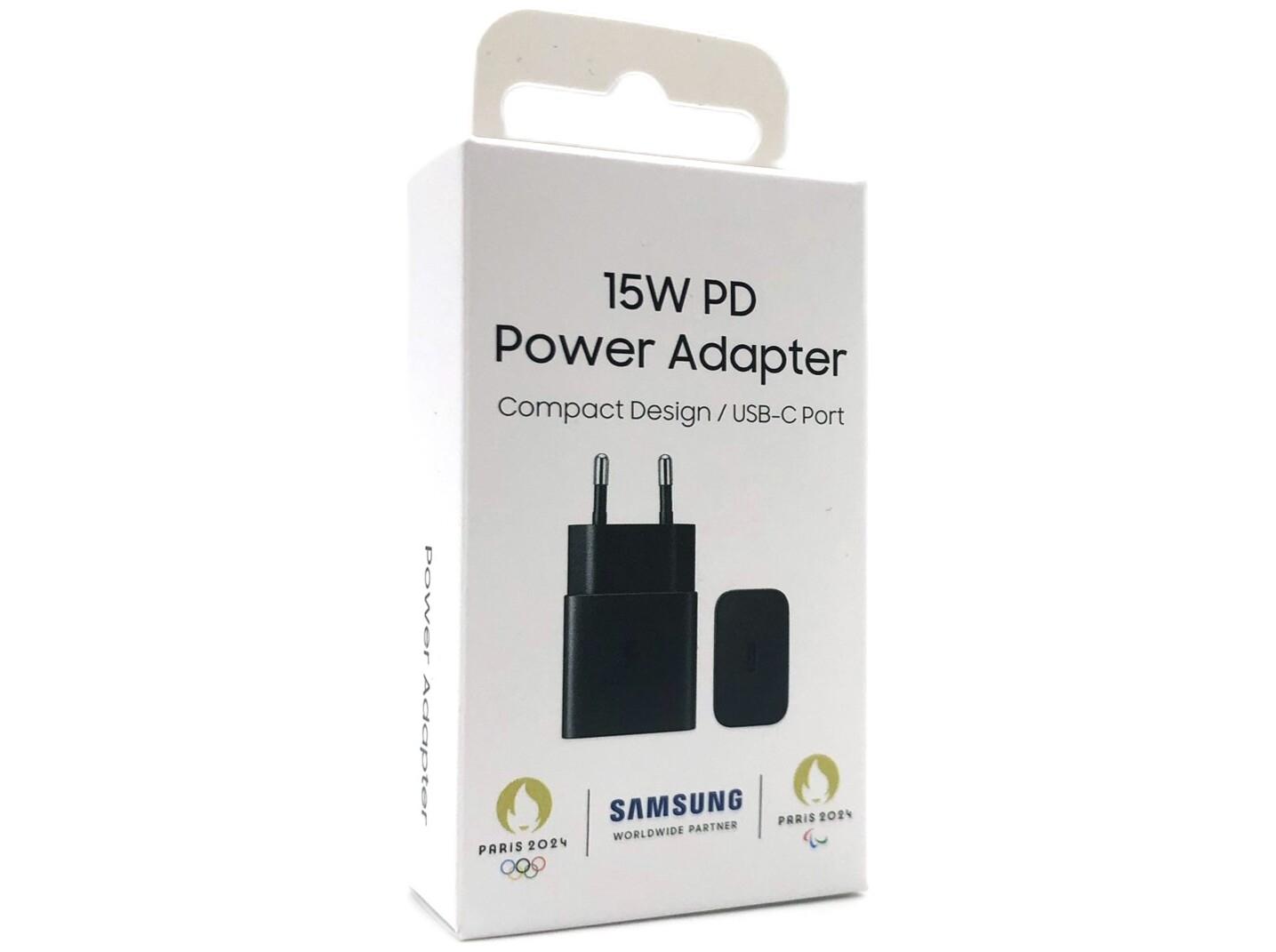 USB-C oplader 15 W – Samsung PD, sort