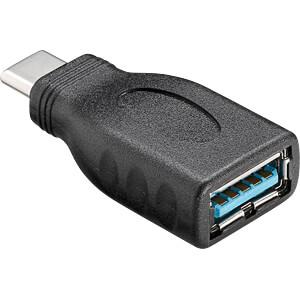 USB-C til USB 3.0 adapter  Goobay, han til hun, sort