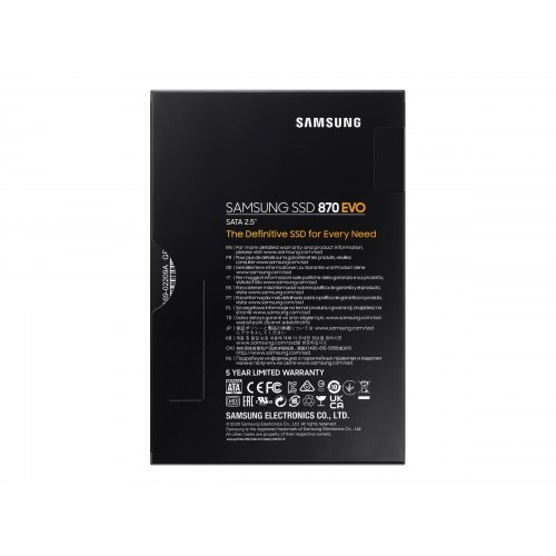 SSD harddisk Samsung 870 EVO 2,5" – 500 GB