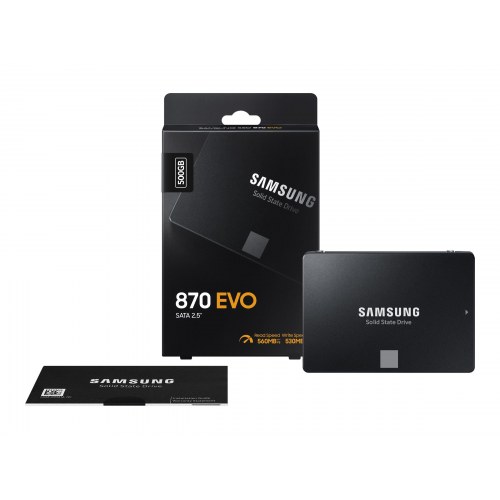 SSD harddisk Samsung 870 EVO 2,5" – 500 GB