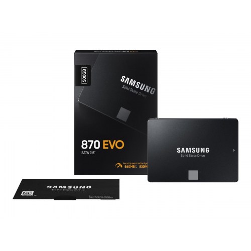 SSD harddisk Samsung 870 EVO 2,5" – 500 GB