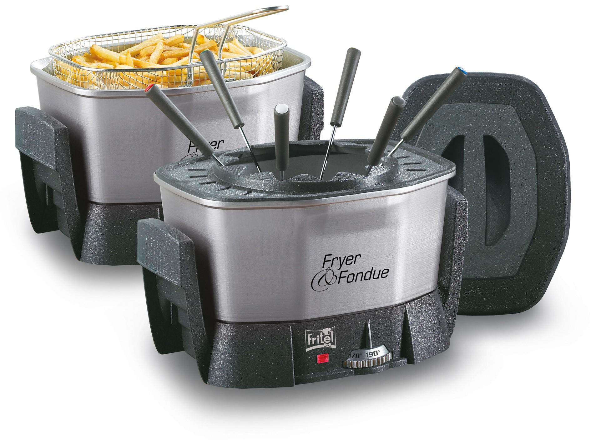 Frituregryde og fondue 1,5 l – FRITEL Starter FF 1400, sort/grå/sølv