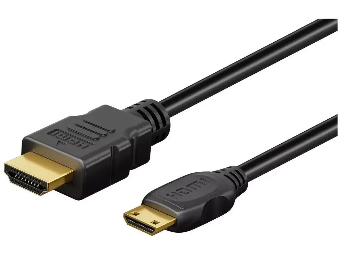 HDMI-kabel Goobay - Type A til Mini HDMI Type C, 3 m, HDMI 2.1 billede