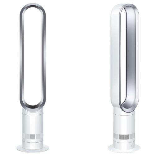 Ventilator tårn – Dyson Cool AM07 klingeløs, gulvstående, hvid/sølv