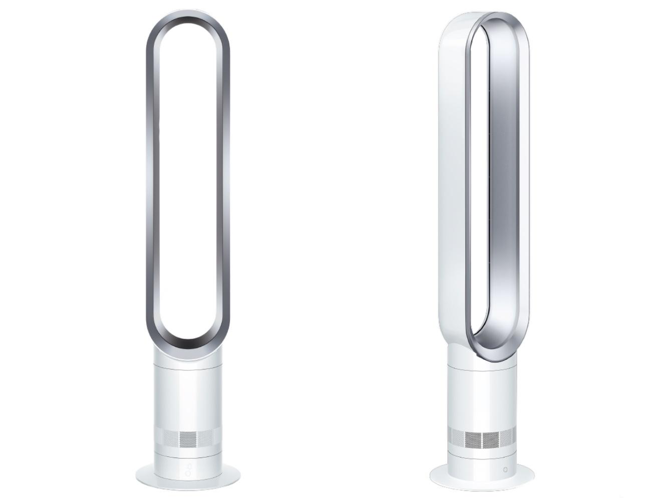 Ventilator tårn – Dyson Cool AM07 klingeløs, gulvstående, hvid/sølv