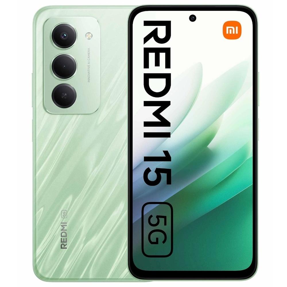 Smartphone Xiaomi Redmi 15 5G 6,9" 8GB 256GB - Ripple Green billede