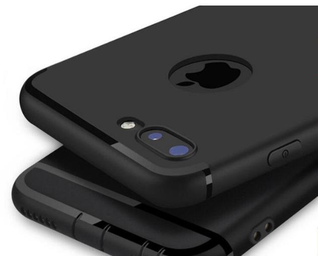 Mobilcover til iPhone 6/6S - slankt soft-cover, støvafvisende, sort