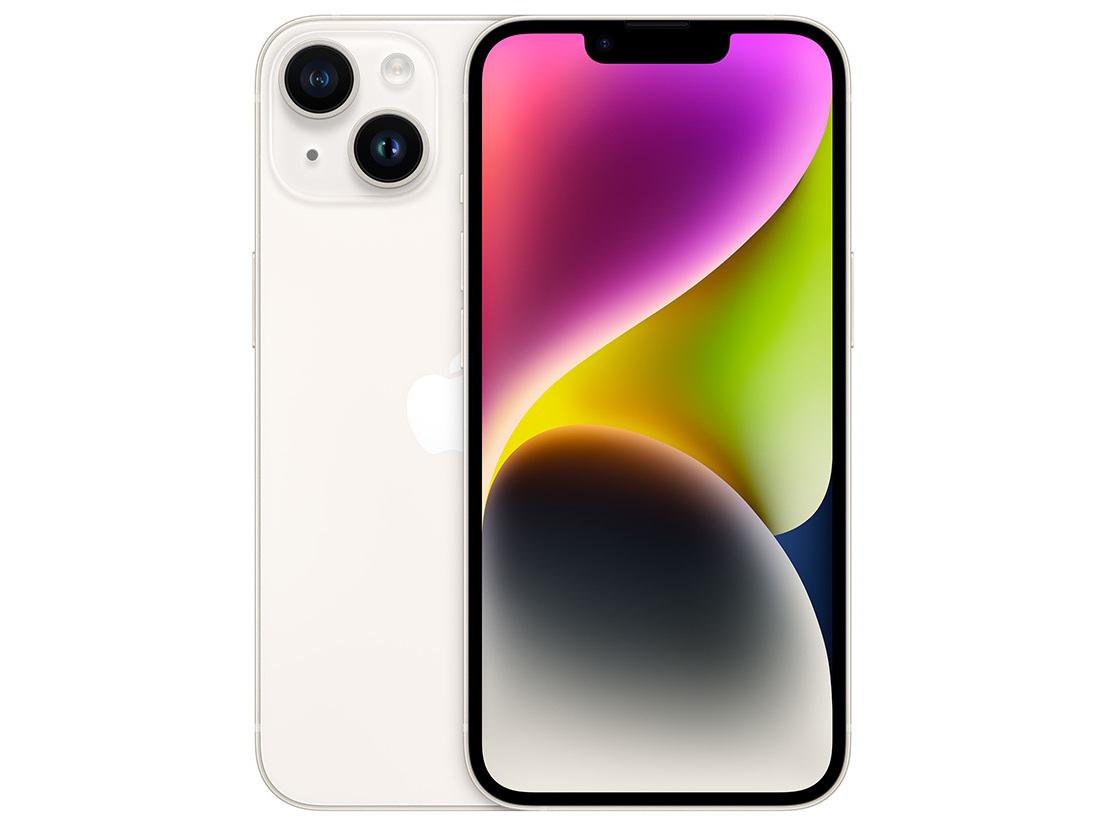 Apple iPhone 14 6,1" 128 GB Stjerneskær - (preowned) (RENOVERET) billede