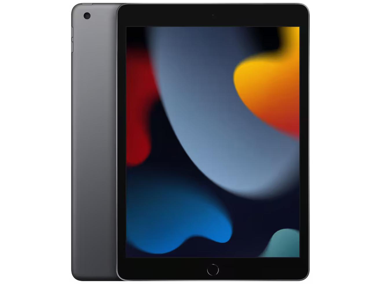iPad Apple 10,2" (9. gen) 64 GB Wi?Fi Space Grey - , præejet (RENOVERET) billede