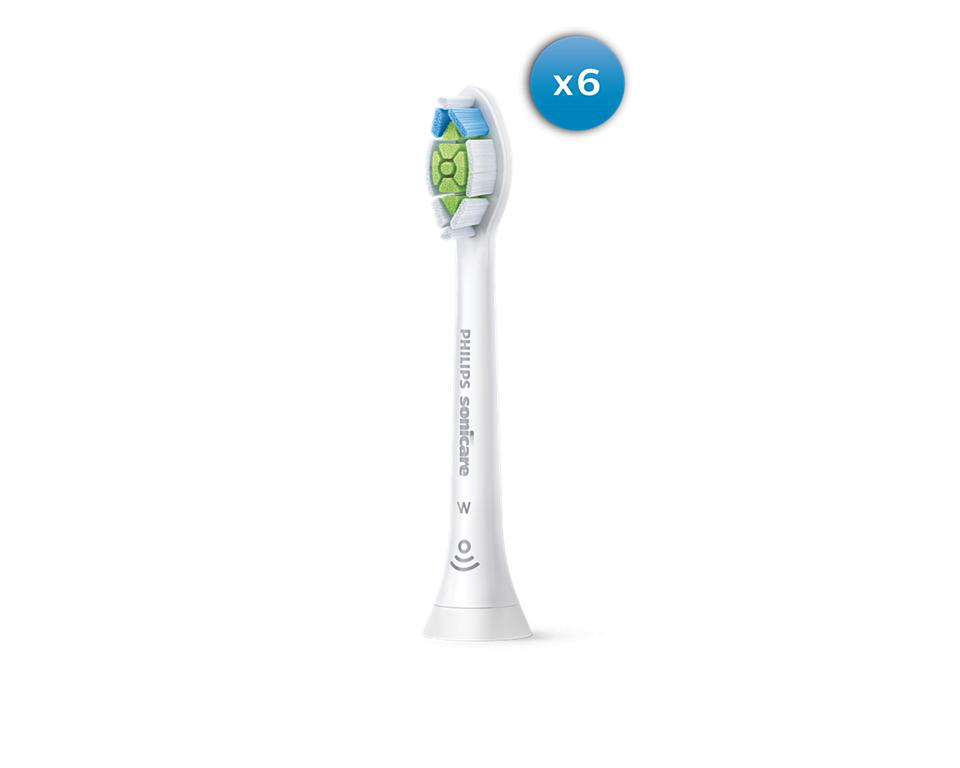 Tandbørstehoveder Philips Sonicare Optimal White HX6066/87 – 6 stk, hvid