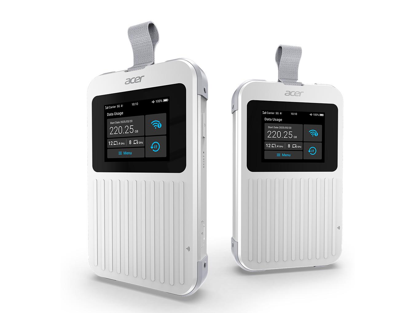 Mobilt hotspot 5G Wi?Fi 6E - Acer Connect M6E (hvid) billede