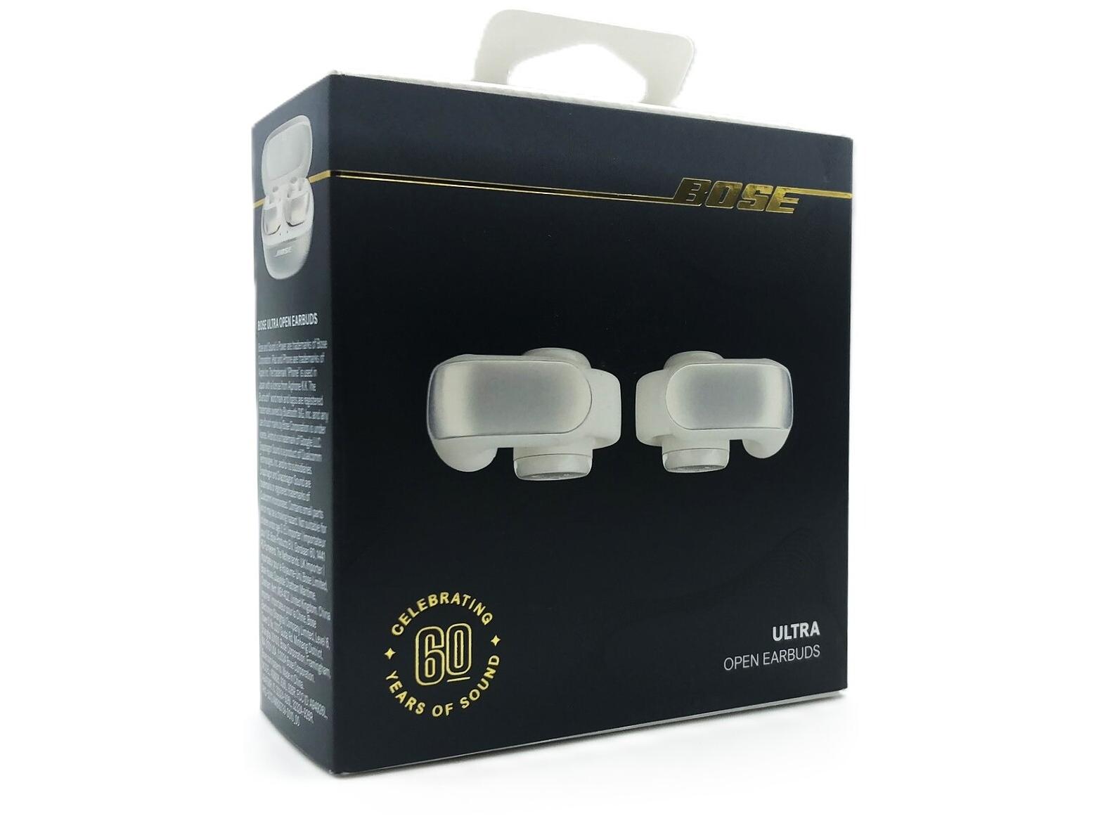 Trådløse høretelefoner Bose Ultra Open - Diamond 60th Edition, beige/hvid billede
