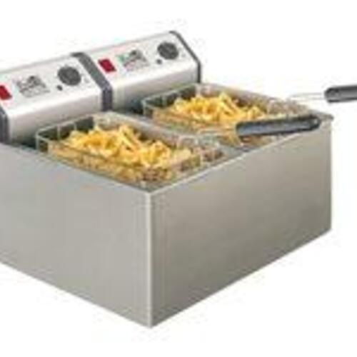 Frituregryde dobbelt 16 liter – FRITEL Profi 4905, rustfrit stål