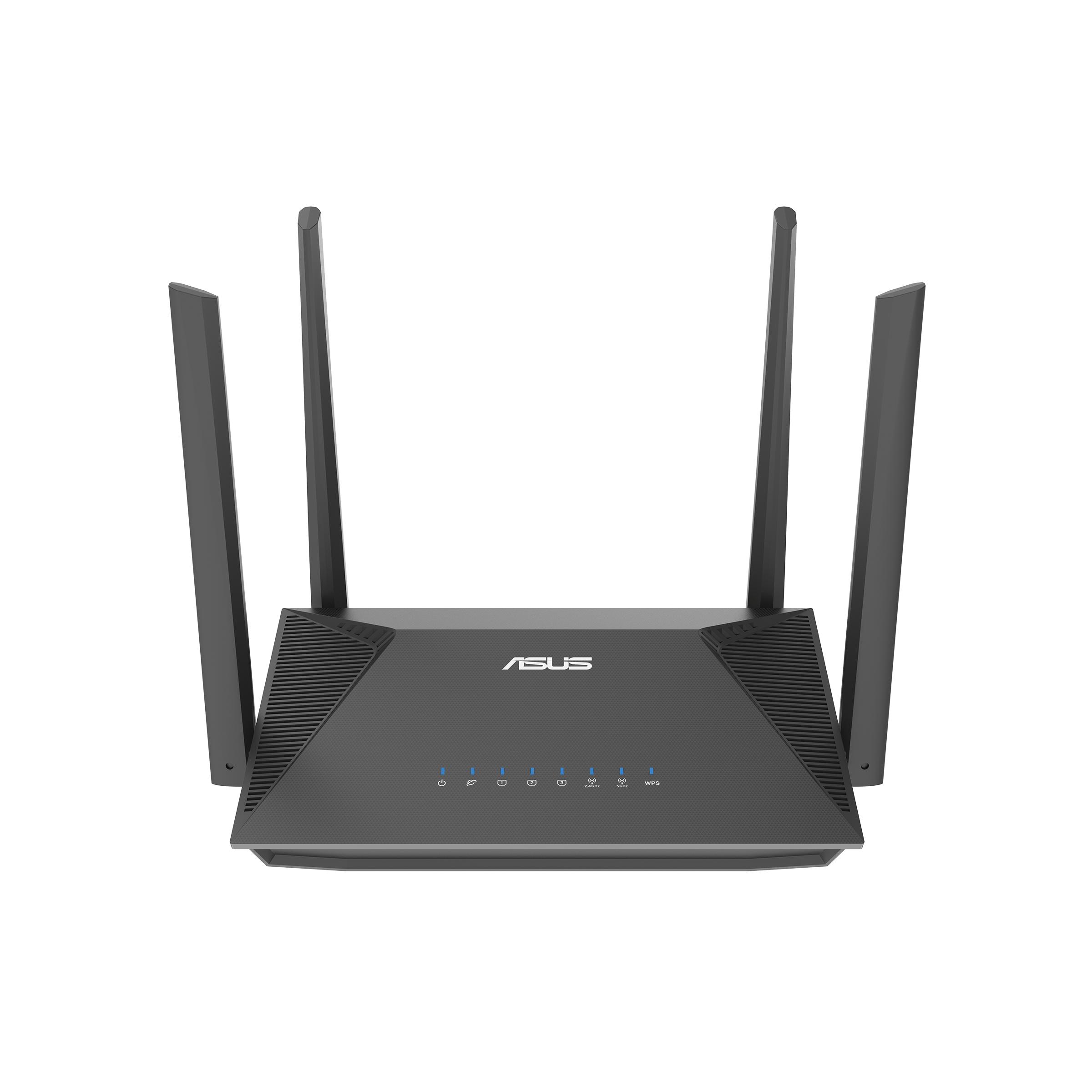 Wi?Fi 6 router ASUS RT-AX52 Pro AX3000, dual-band, Gigabit, sort billede