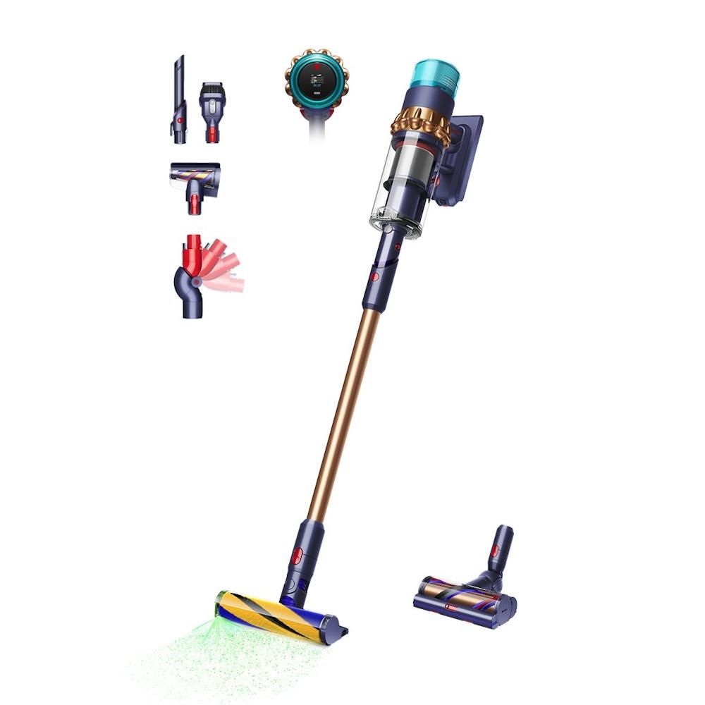 Ledningsfri støvsuger Dyson Gen5detect 2-i-1, 280 W, 0,77 l prøjsisk blå/rig kobber