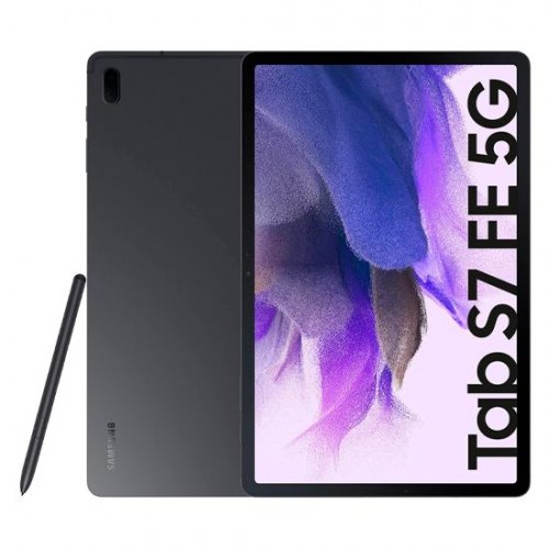 Tablet Samsung Galaxy Tab S7 FE 64 GB – sort (RENOVERET)