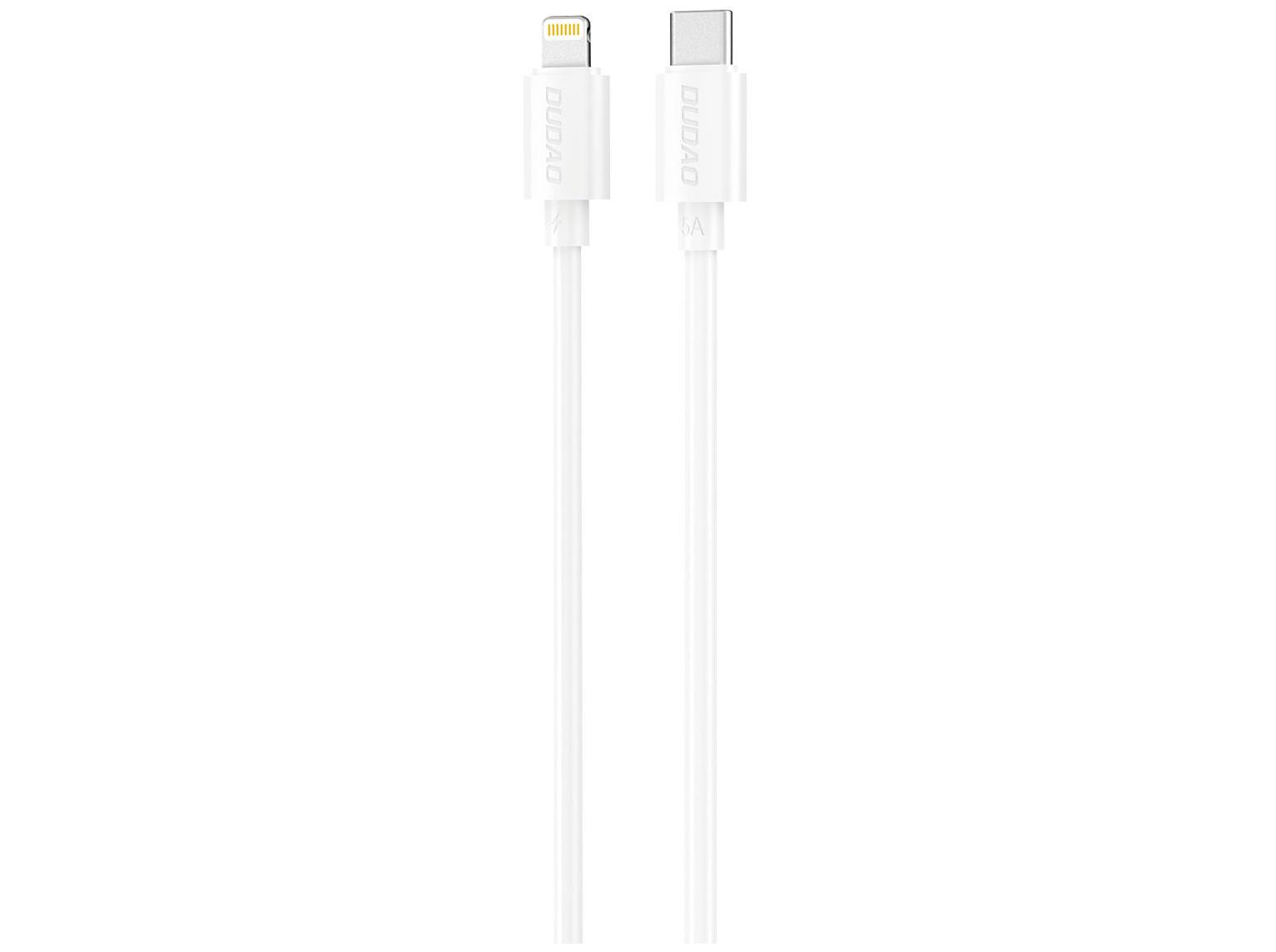 USB-C til Lightning kabel 2 m - Dudao L4X - hvid