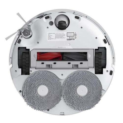 Robotstøvsuger Roborock Qrevo Curv med moppe, automatisk tømning, 0,35 l – hvid