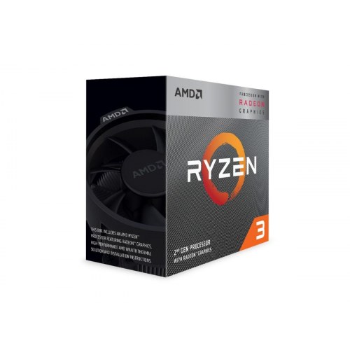 CPU AMD Ryzen 3 3200G 3,6 GHz Quad?Core AM4 med køler