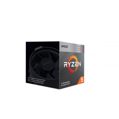 CPU AMD Ryzen 5 3400G 3,7 GHz Quad?Core AM4 med køler