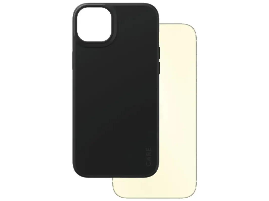 CARE by PanzerGlass - Bagsidecover til mobiltelefon - termoplastisk polyuretan (TPU) - sort - for Apple iPhone 15 Plus