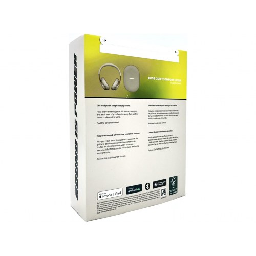 Høretelefoner Bose QuietComfort Ultra trådløs/kablet – sandsten