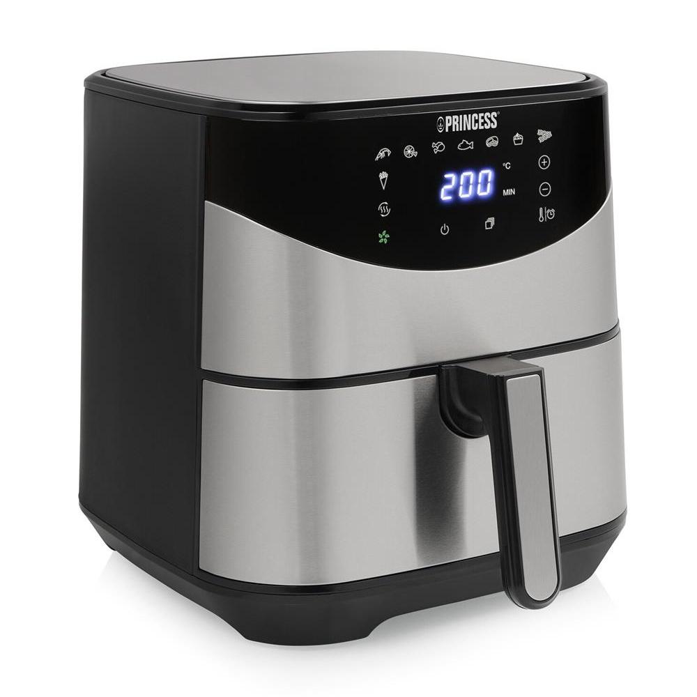 Airfryer Princess 183031 – digital 5,5 l, 1.700 W, sølv