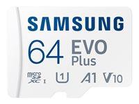 Hukommelseskort microSDXC 64 GB – Samsung EVO Plus (160 MB/s)