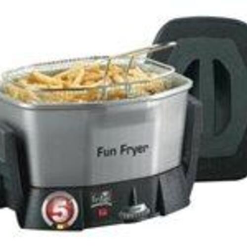 Frituregryde FRITEL Fun Fryer 1,5 liter – sort/grå/sølv