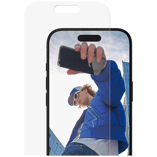 PanzerGlass Skærmbeskyttelse til iPhone 17/iPhone 16 Pro – Classic Fit med EasyAligner