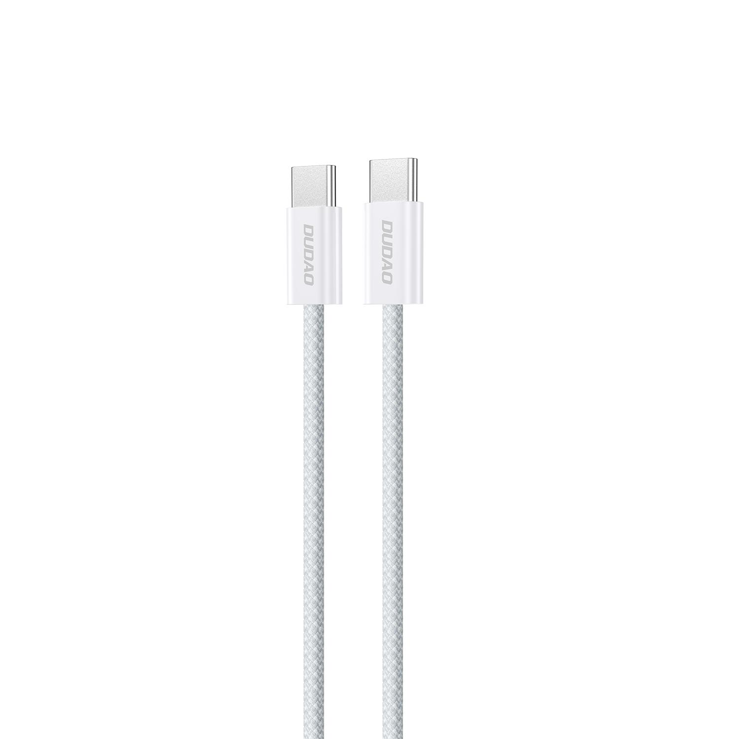 USB-C kabel Dudao L6C 60W PD - 2 m - hvid billede