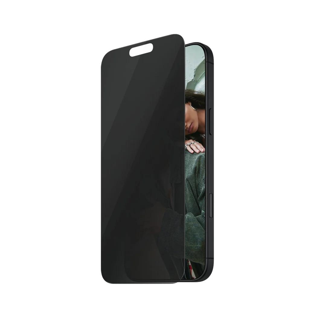 Skærmbeskytter med privatliv - PanzerGlass til iPhone 16 Pro 6,3? (Ultra?Wide Fit)