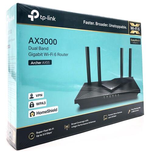 Wi?Fi 6 router TP?Link Archer AX55 AX3000 Dual Band (desktop)